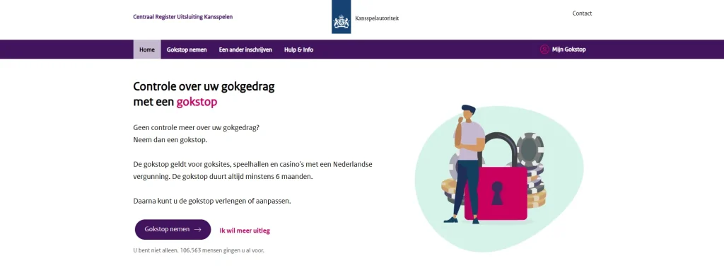 zelfuitsluiting via CRUKS 1